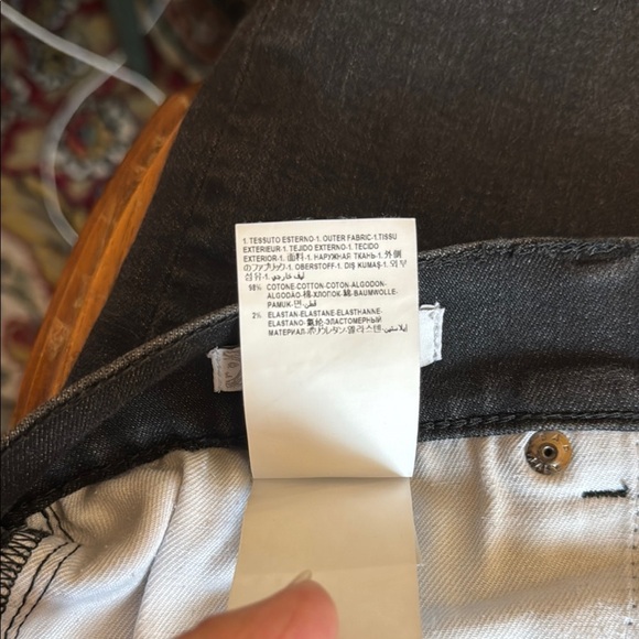 NWOT Versace Collection Jeans Black Wash 5 Pocket Size 34 Medium Rise - Picture 9 of 10